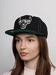 Бейсболка MITCHELL NESS арт. HHSS7347-CBUYYPPPBLCK Chicago Bulls NBA (черный)